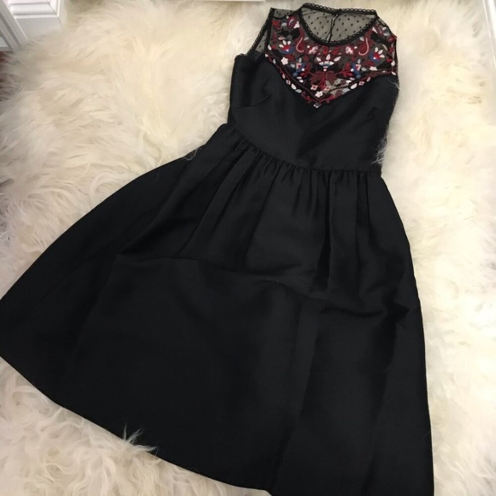 Kate Spade embroidered mikado dress - Picture 5 of 8